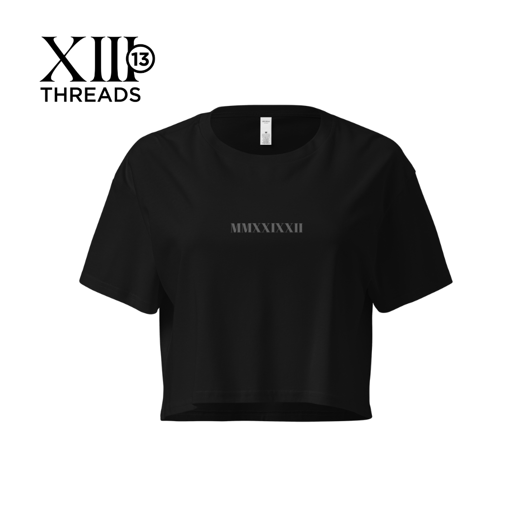 XIII Threads Women's Cropped Tee – Make Your Mark