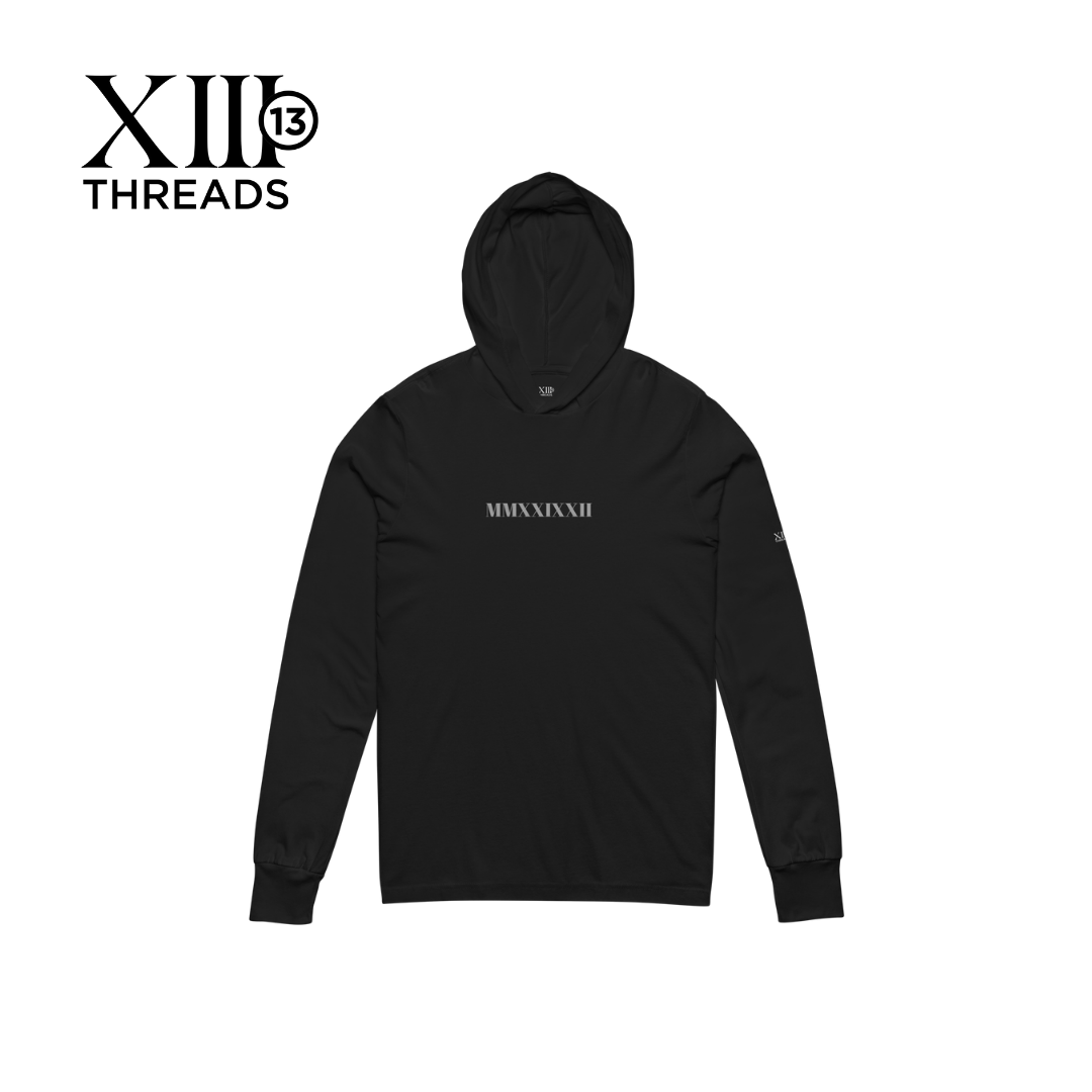 XIII Threads Hooded Long Sleeve Tee – Make Your Mark