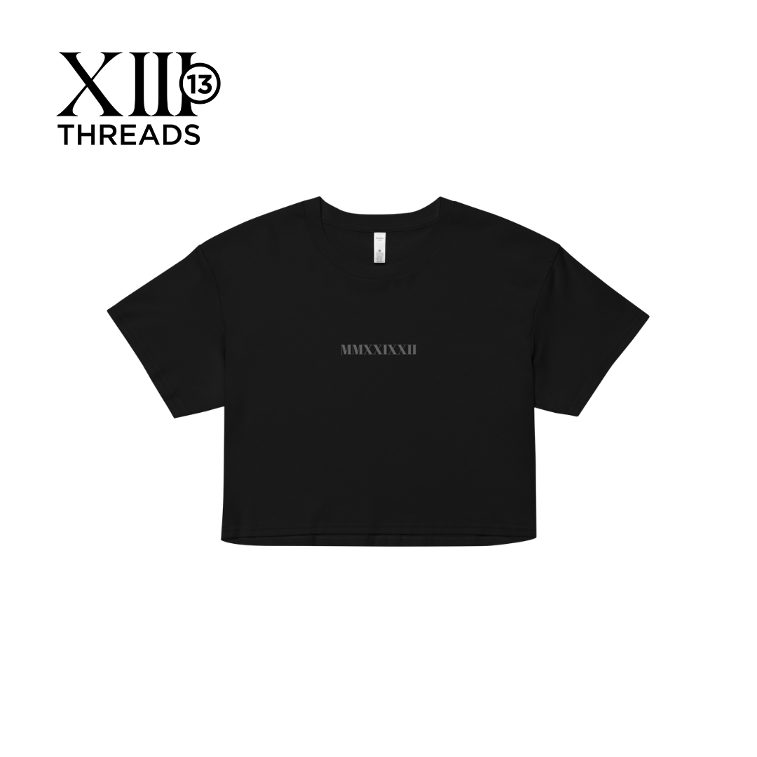 XIII Threads Women's Cropped Tee – Make Your Mark