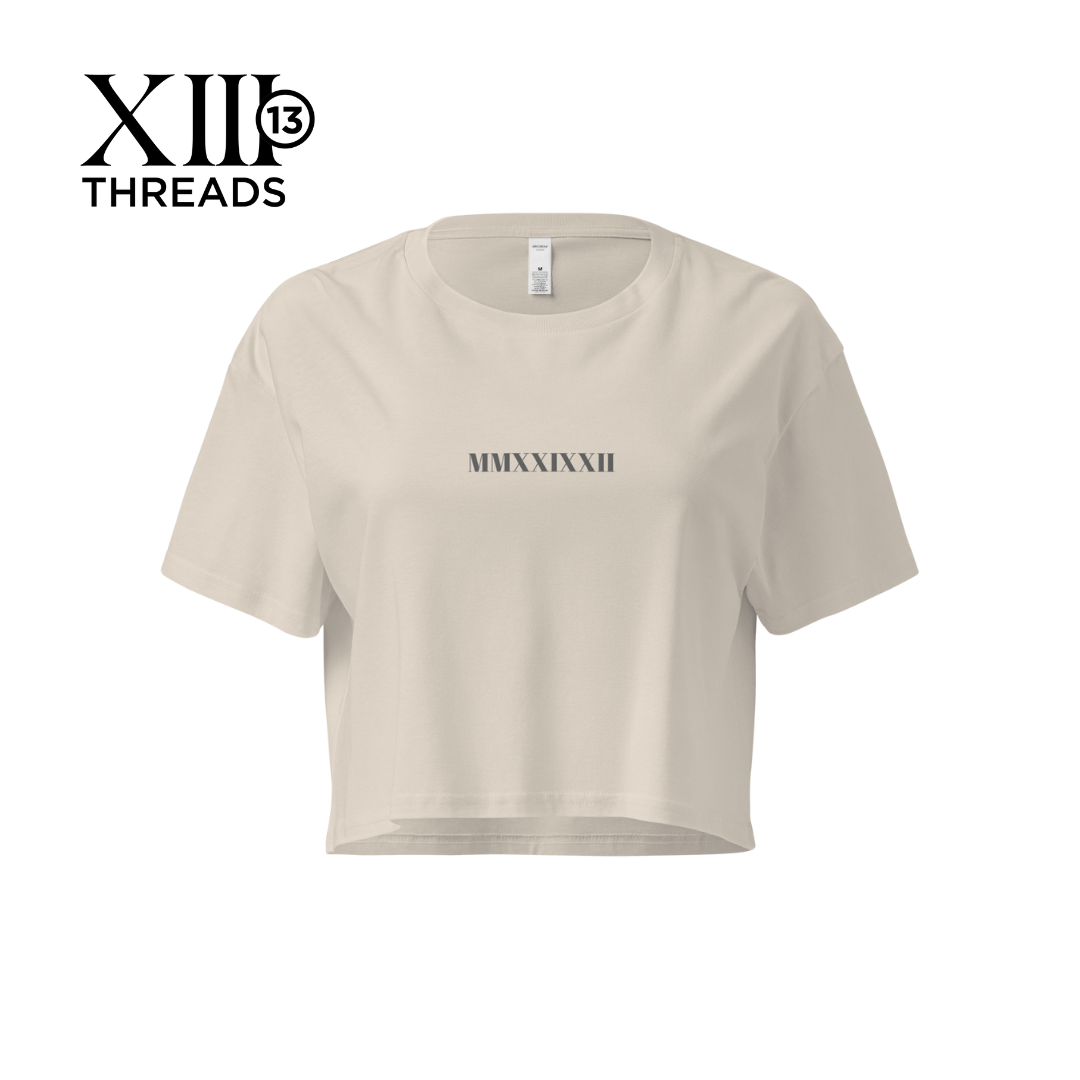 XIII Threads Women's Cropped Tee – Make Your Mark