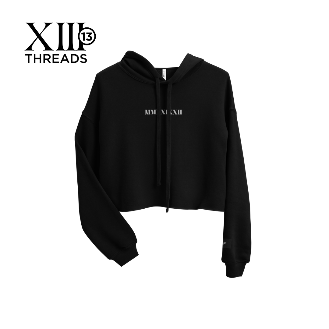 XIII Threads Women's Cropped Hoodie – Make Your Mark