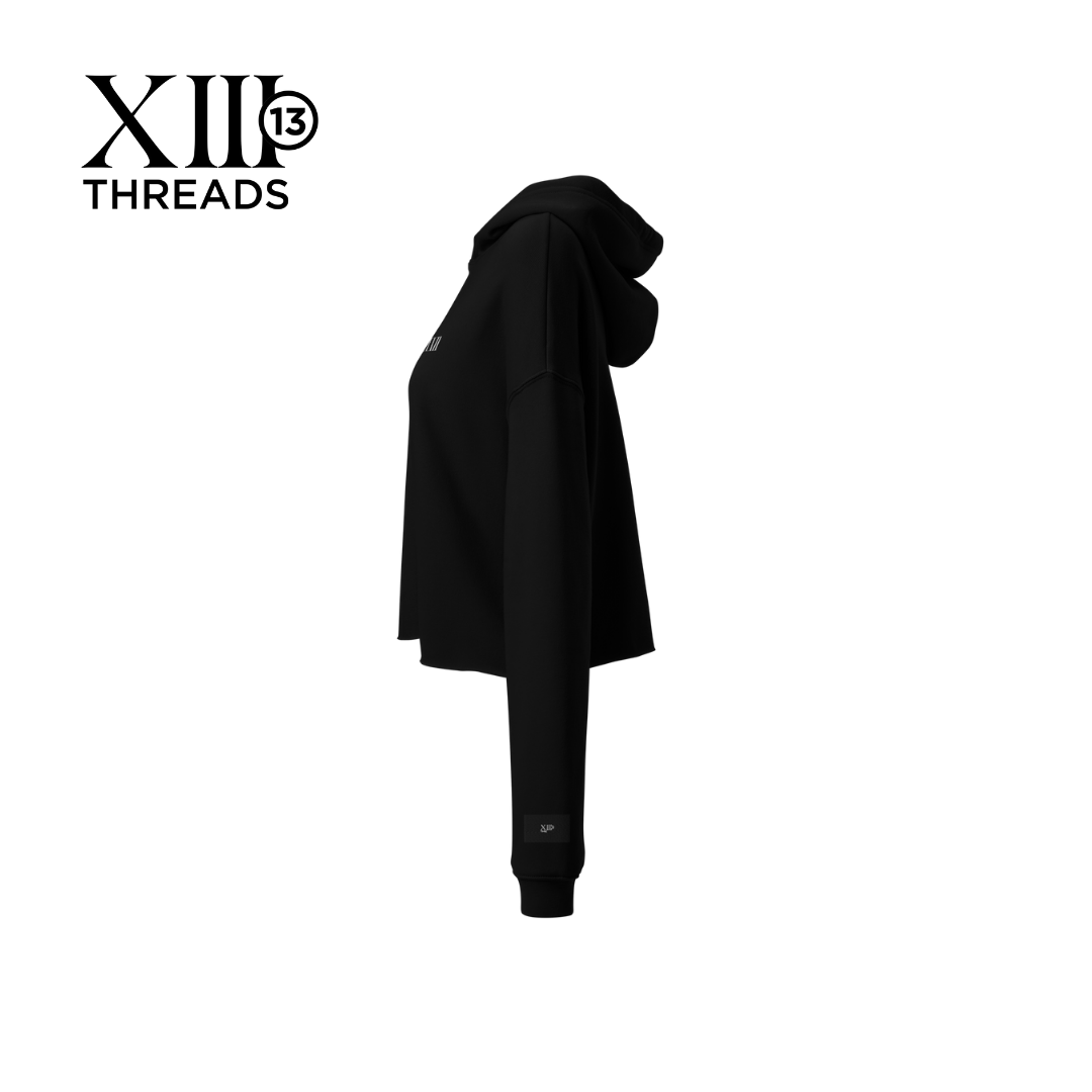 XIII Threads Women's Cropped Hoodie – Make Your Mark